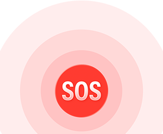 Notruf SOS Symbol